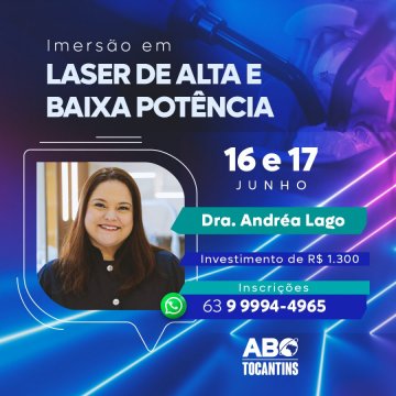 ABO-TO oferece curso de Imersão em Laser de Alta e Baixa Potência