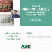 Curso de Mini Implantes - instalação e aplicação da mecânica ortodôntica